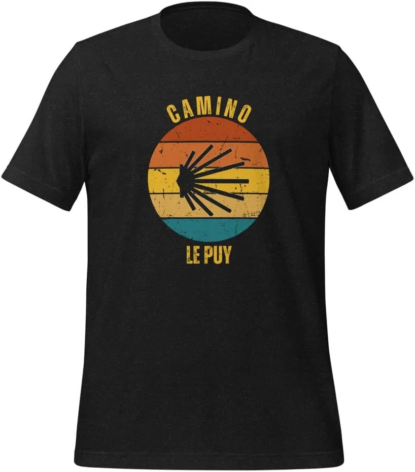 Мужская хлопковая футболка Le Puy Camino, Black Heather