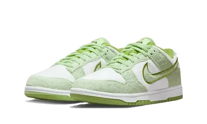 Детские кроссовки с флисовой отделкой Dunk Low SE Honeydew Nike, Grun Kohlengrau — фото 2