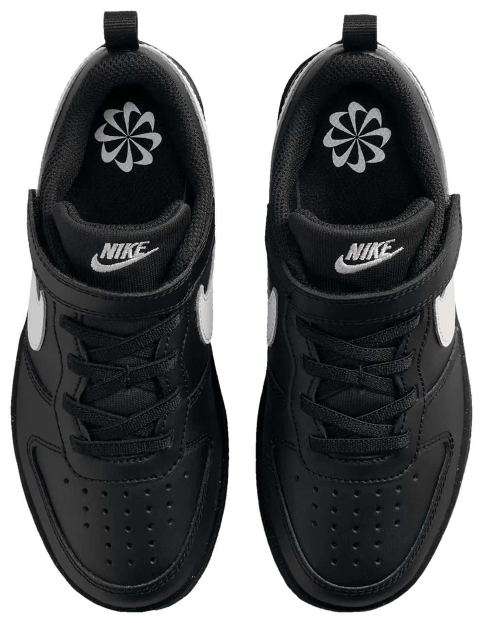 Кроссовки для мальчиков Court Borough Low Recraft Nike, цвет Black/Grey Fog/Black — фото 4