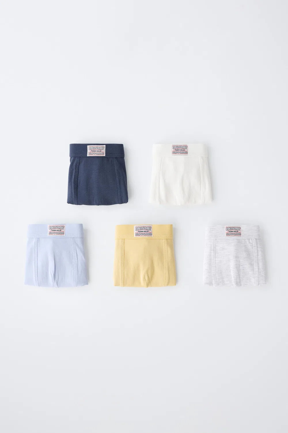 6-14 лет / Набор из 5 боксеров с этикетками ZARA, Multicoloured