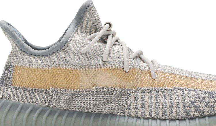 Кроссовки Adidas Yeezy Boost 350 V2 Kids 'Israfil', серый — фото 3