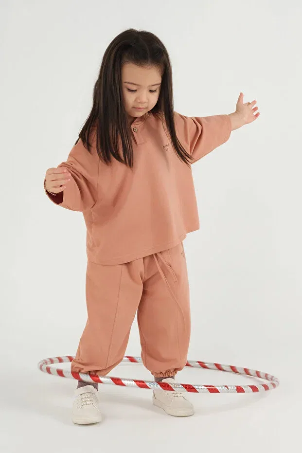 Детская футболка с принтом с длинным рукавом Mioma Kids, Orange — фото 3