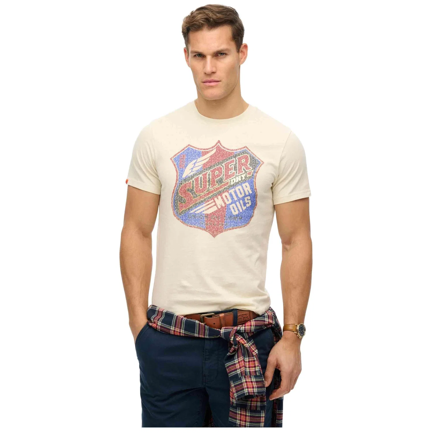 Мужская футболка с коротким рукавом Superdry M1012136A_3KU, Beige