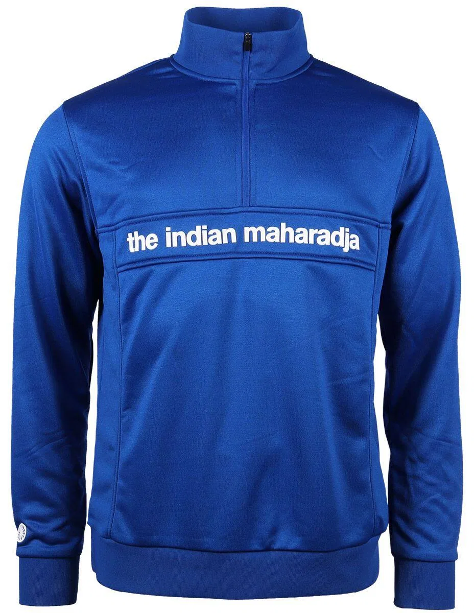 Детский свитер с высоким воротником Indian Maharadja Poly Terry, Mediterranes Blau The Indian Maharadja