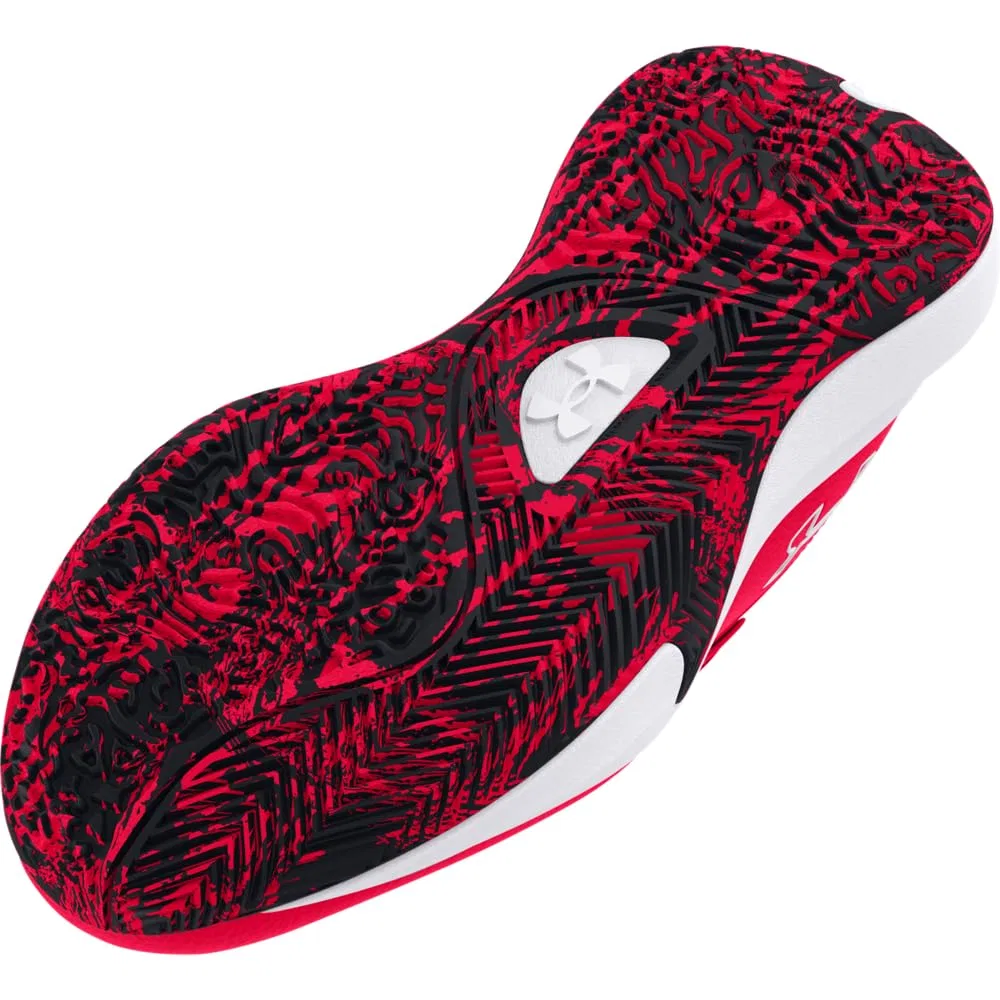 Детские баскетбольные кроссовки для мальчиков Bloqueo Preescolar 7 Under Armour, Red — фото 3
