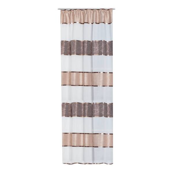 

Штора Home Wohnideen mit Kräuselband Walter, 140x245x1 см цвет cappuccino