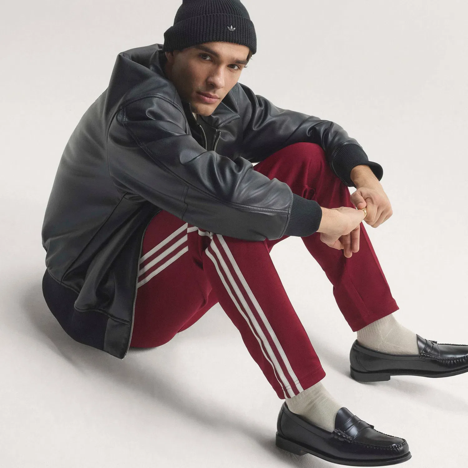 Спортивные брюки Adidas Performance Regular Workout Pants Spanien красного цвета — фото 2