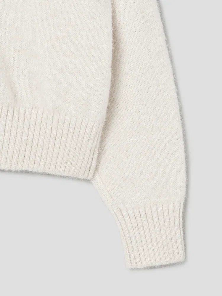 Кардиган с жаккардовым лого JACQUEMUS, Light Beige — фото 4