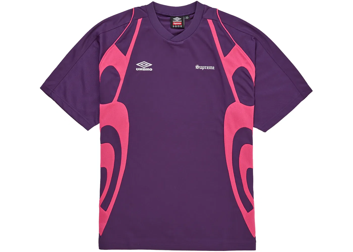 Мужская футбольная джерси с длинным рукавом Supreme Umbro Old English Soccer Jersey, Purple