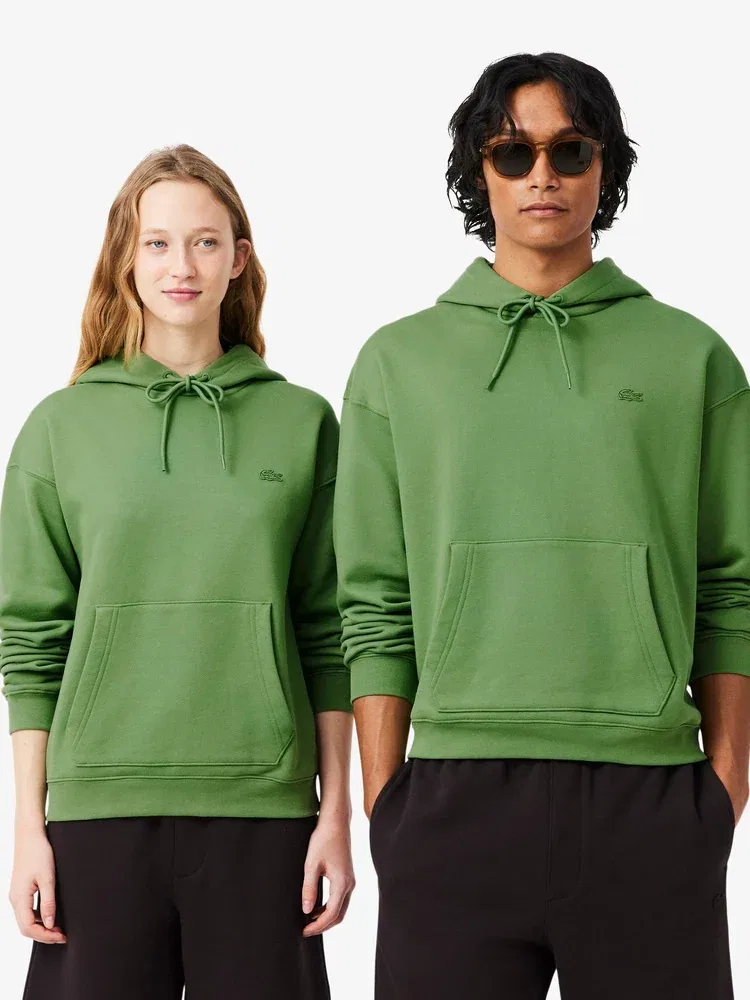 Худи свободного кроя Croc Signature LACOSTE, Green
