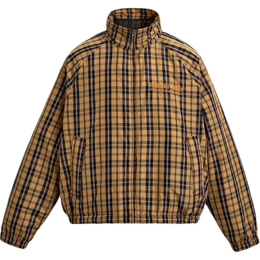 Мужской пуховик со стойкой, желтый, ZARA