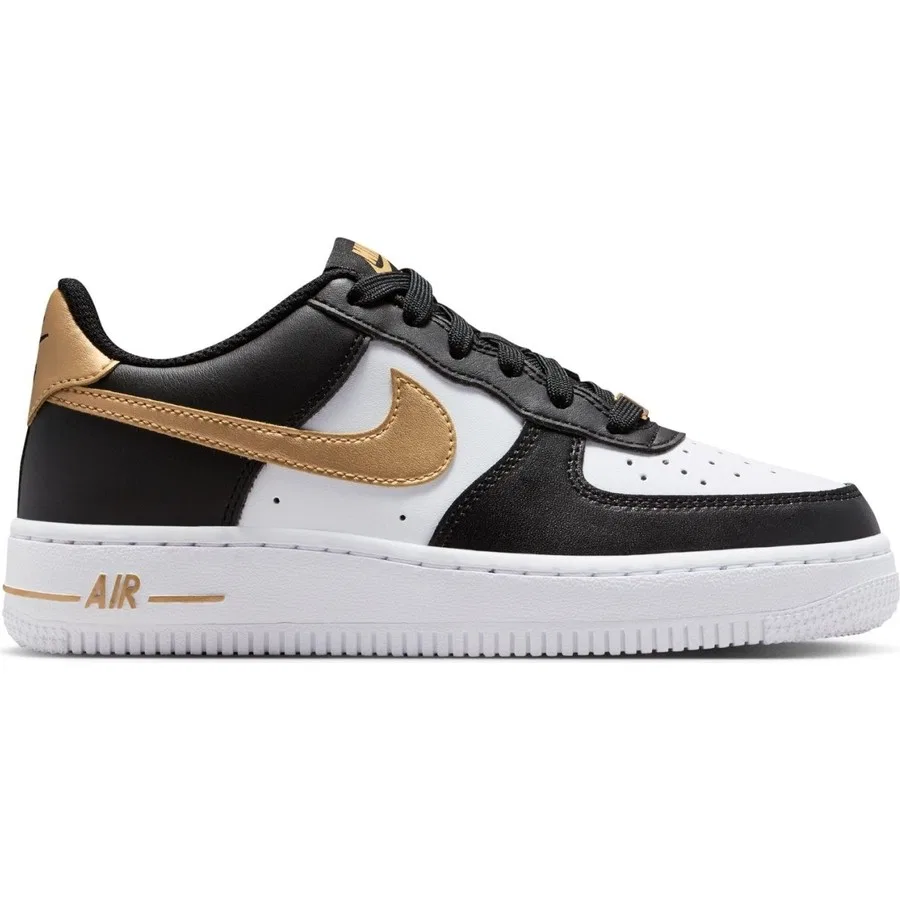 Кроссовки спортивные с Air-Sole Nike Air Force 1 GS, Черно-белый — фото 3