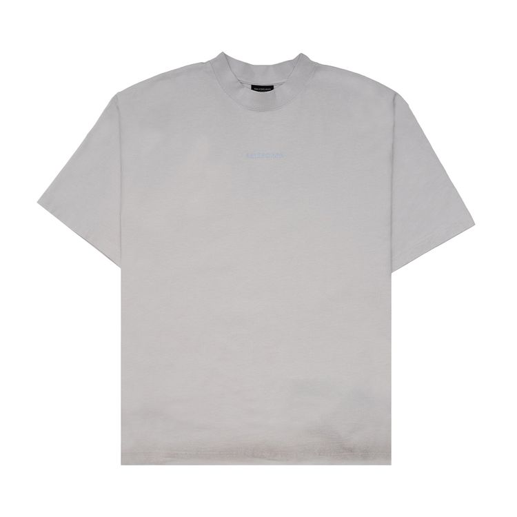 

Футболка Balenciaga Reflective Logo T-Shirt Off White, кремовый