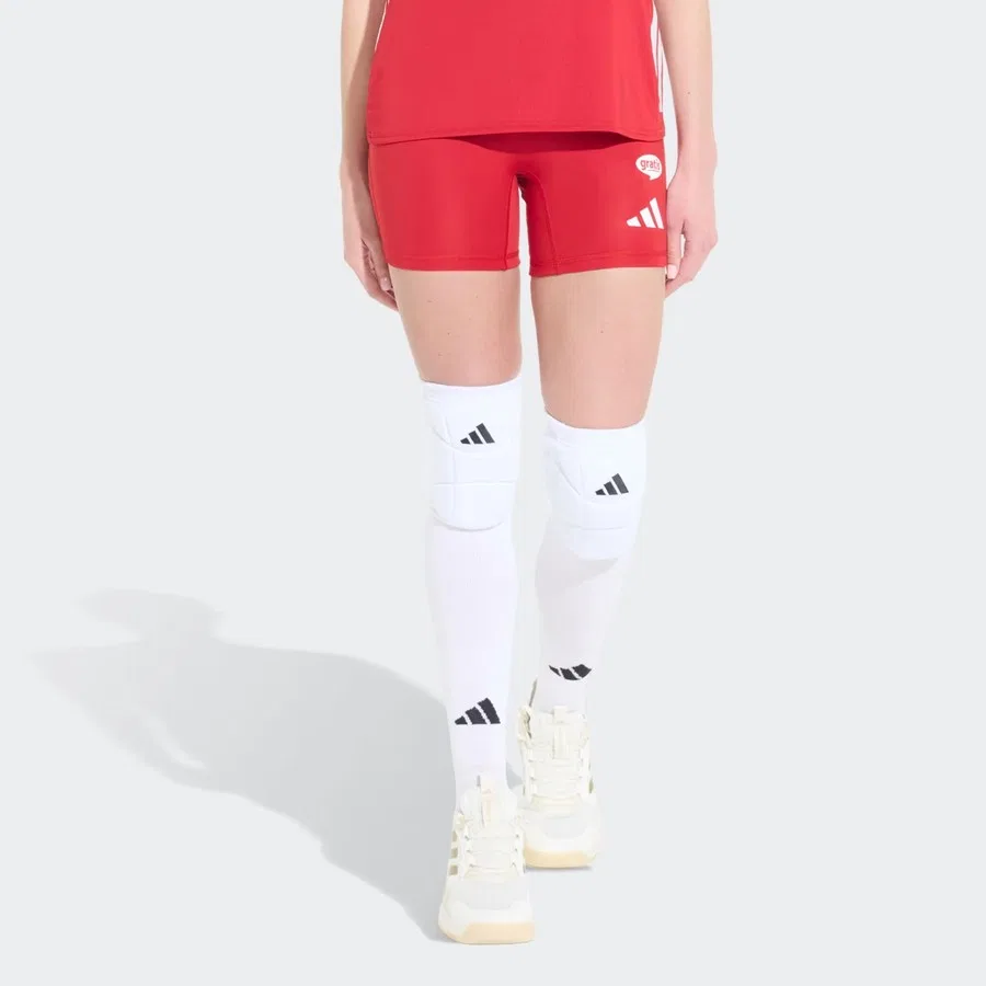 Женские леггинсы с принтом Cuqs 4in Sho W Tvf adidas, Красный