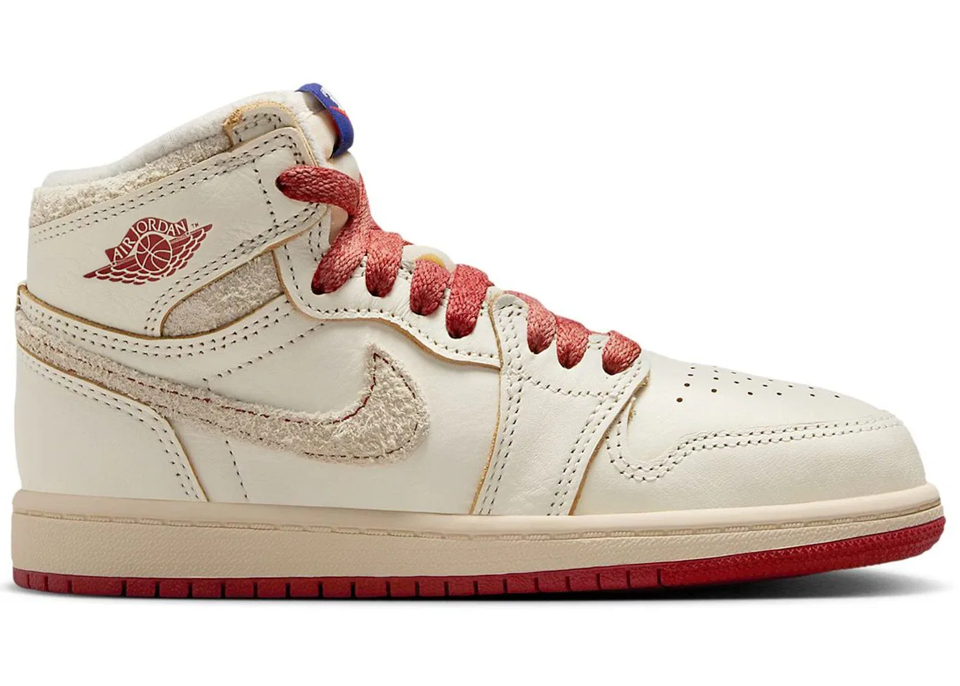 Детские кроссовки Lifestyle Jordan 1 Retro High OG Jordan, Sail/Cinnabar/Light Bone