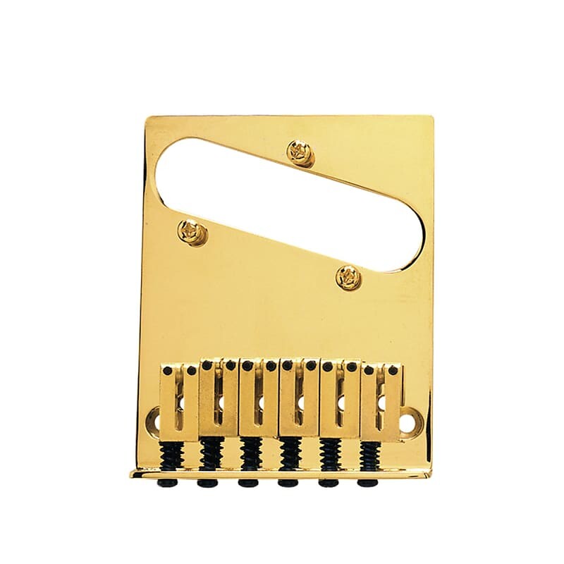 

Fender 6-Saddle American Series Telecaster Bridge Assembly Gold