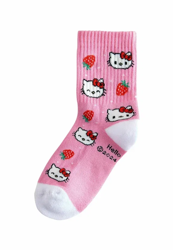 Комплект носков с Hello Kitty, хлопок, 2 Pack, Next, Pink, White, белый/розовый — фото 3