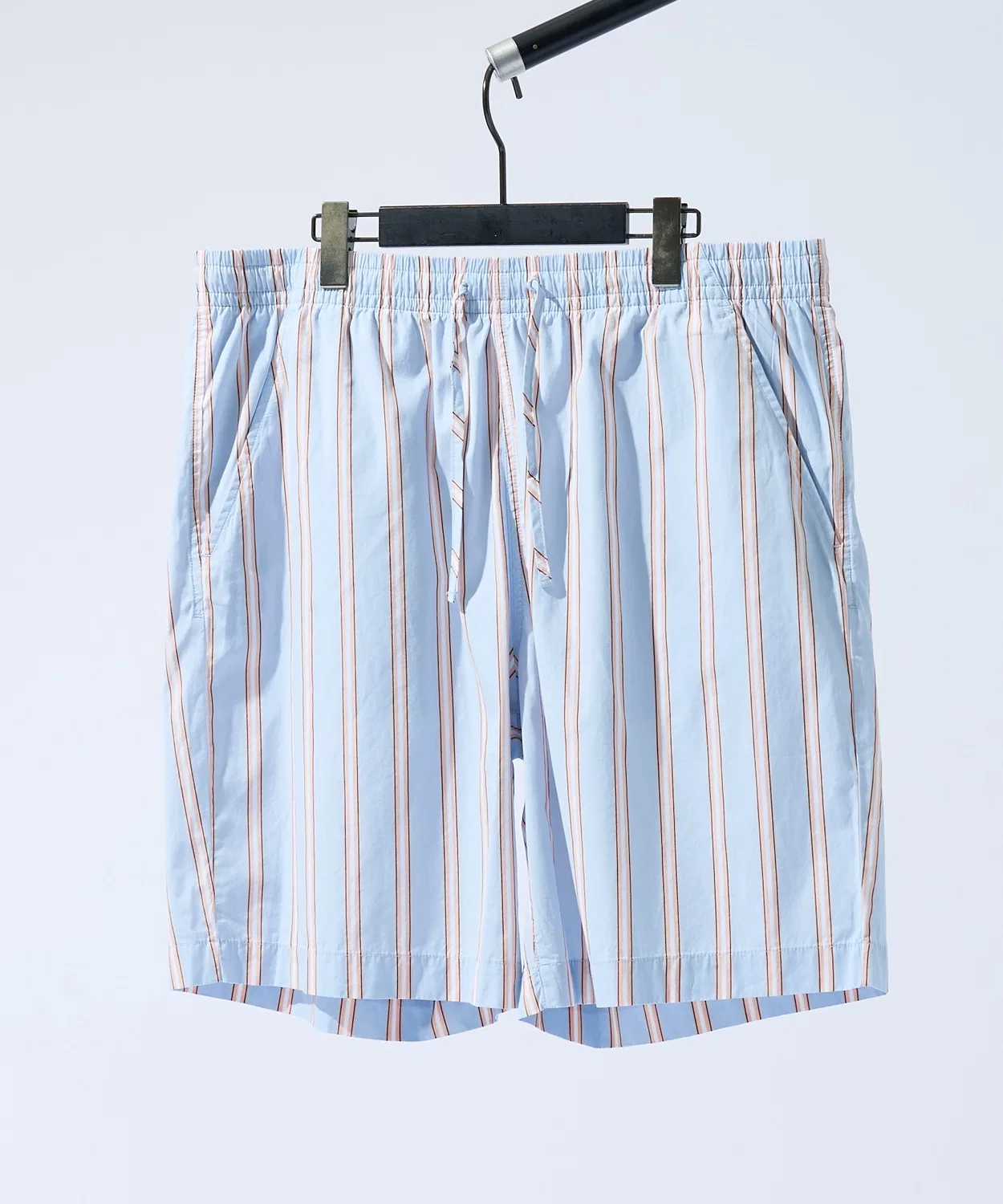 Унисекс шорты с принтом Multi Stripe Poplin LACOSTE, Orange — фото 2