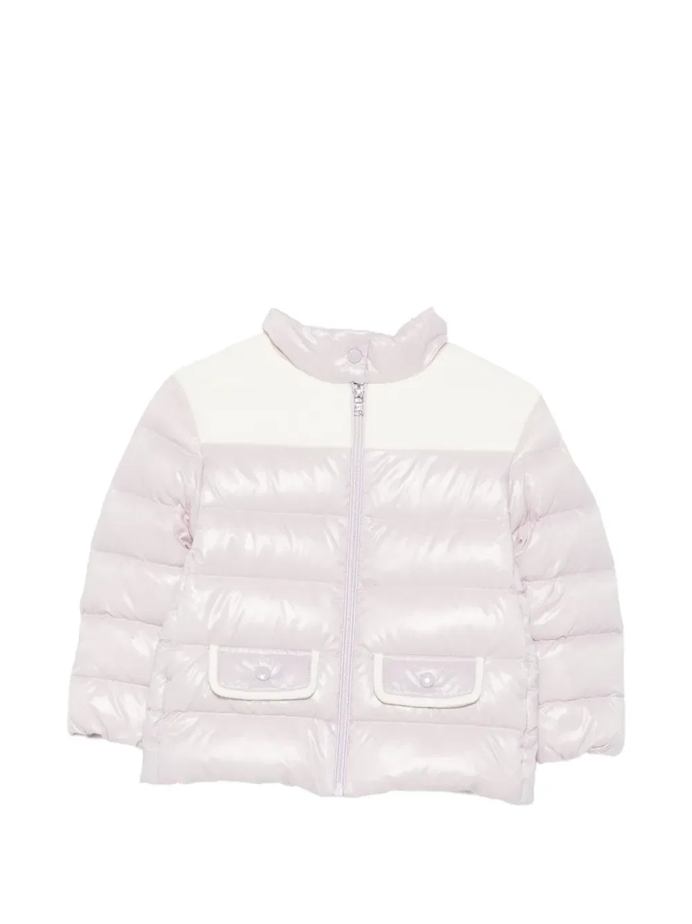 Куртка с подкладкой и вставками Moncler Enfant, фиолетовый