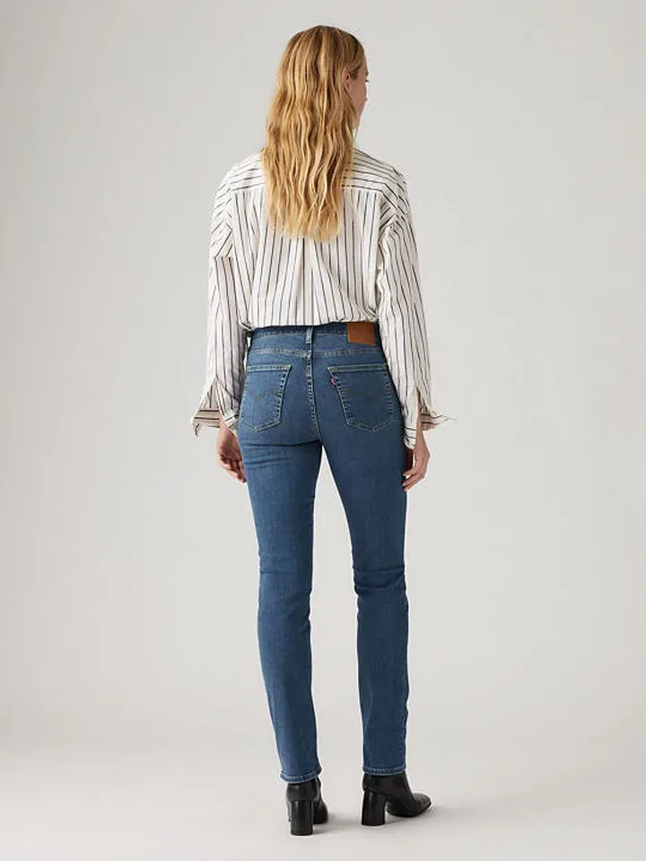 Женские джинсы slim fit 724 Levi's, Blue — фото 4