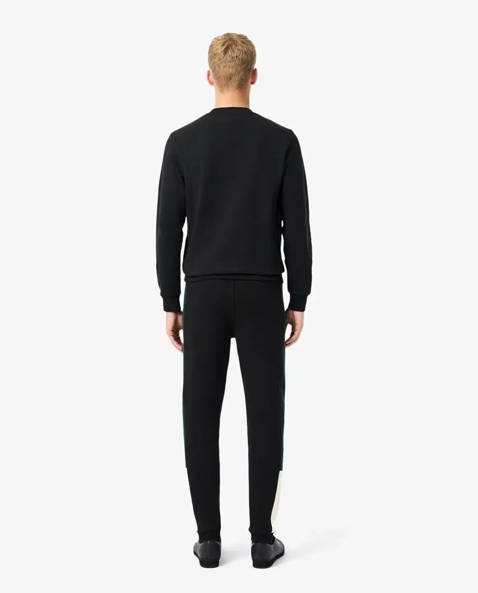Мужские спортивные штаны зауженного кроя Lacoste, Negro — фото 2