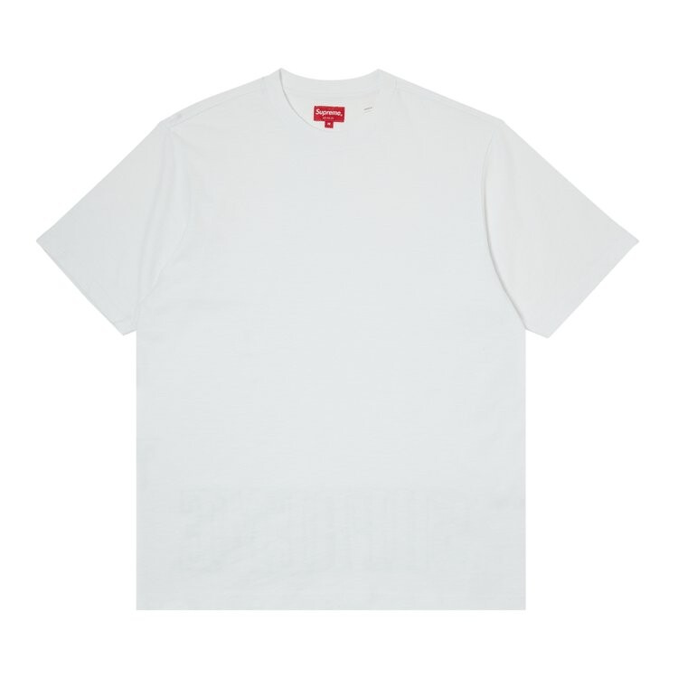

Футболка Supreme Contrast Appliqué Short-Sleeve Top 'White', белый