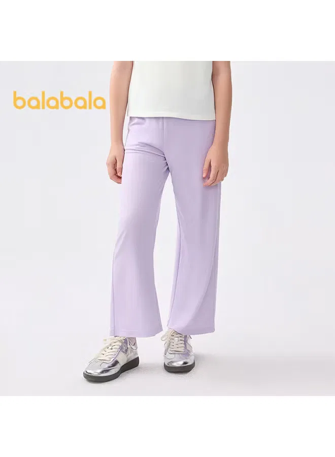 Штаны детские прямые с эластичным поясом 208225108006 Balabala, лавандовый
