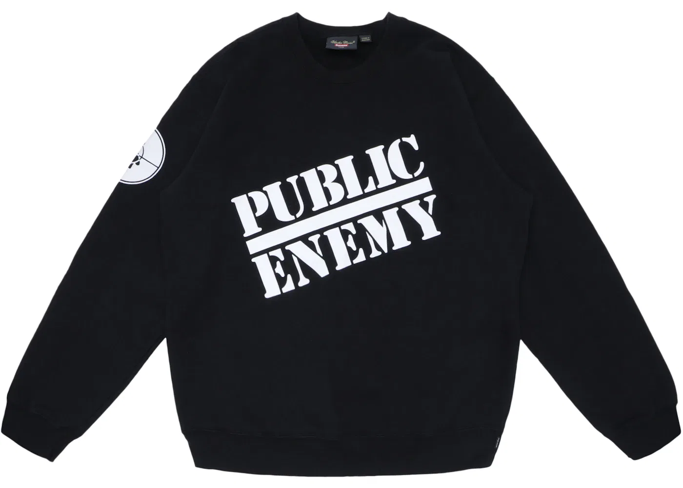 Мужской свитшот с принтом Supreme UNDERCOVER/Public Enemy, Black