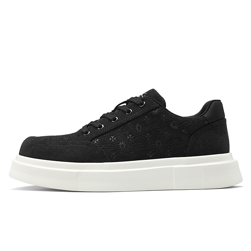 

SATCHI SPORT Износостойкие легкие дышащие нескользящие мужские кеды черные, цвет Black