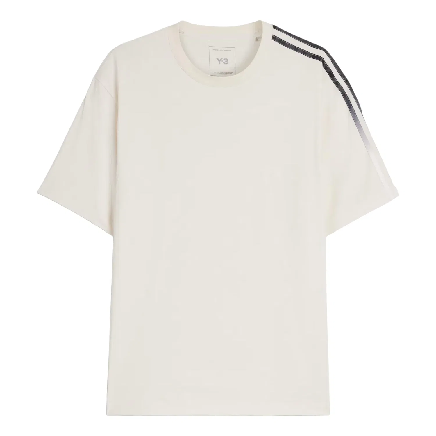 Мужская футболка с градиентным принтом Adidas x Y-3 Gradient Stripes T-shirt, белый