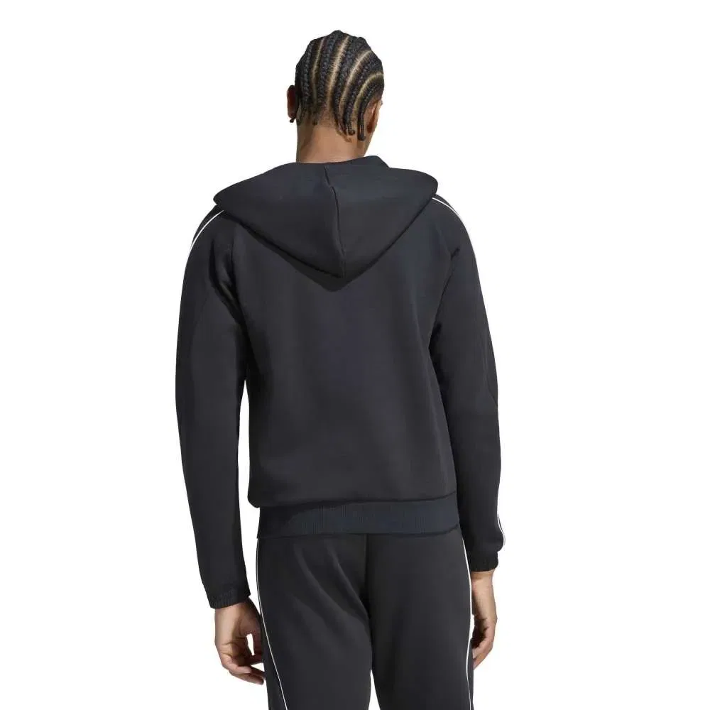 Мужской свитшот с капюшоном и полной застежкой-молнией Stadium Small Logo Adidas, Black — фото 2