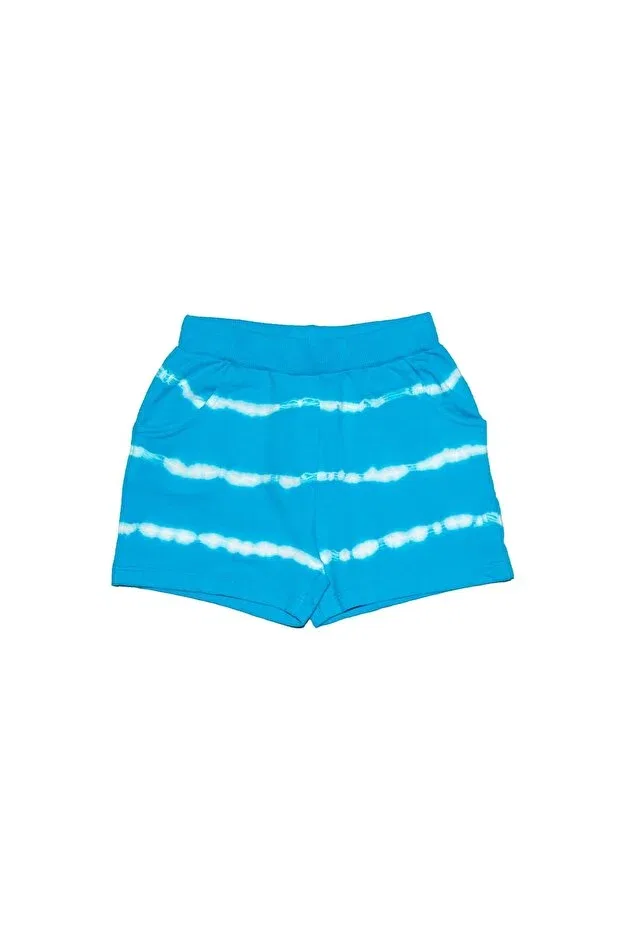 Детские шорты для девочек с принтом Lovetti, Dark Turquoise