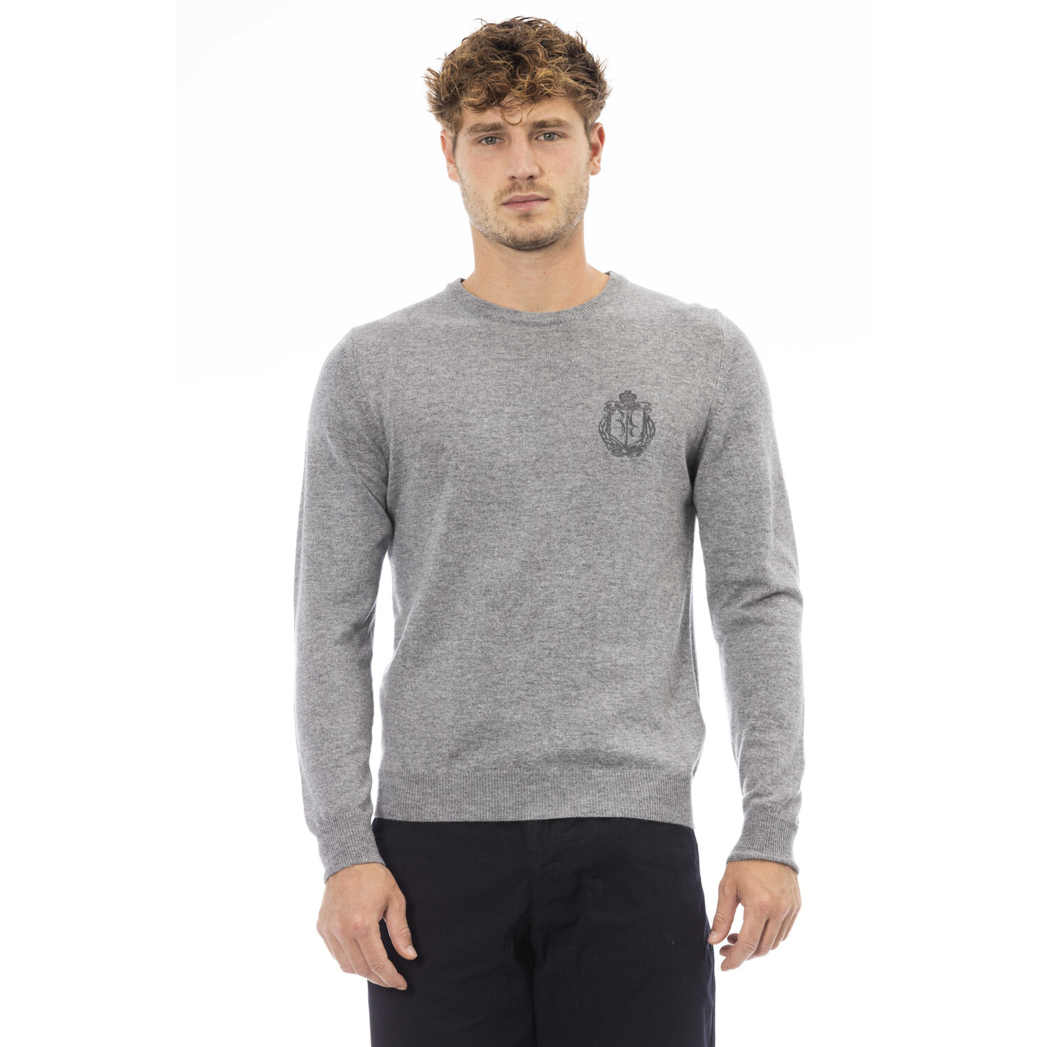 

Джемпер Billionaire Crew Neck, серый меланж