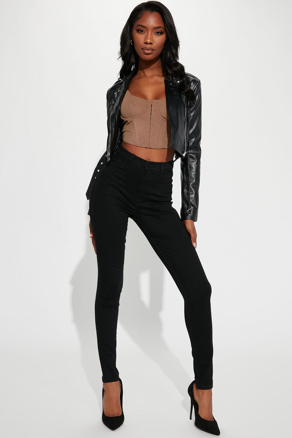 

Джинсы скинни Fashion Nova FN22805H18T, черный