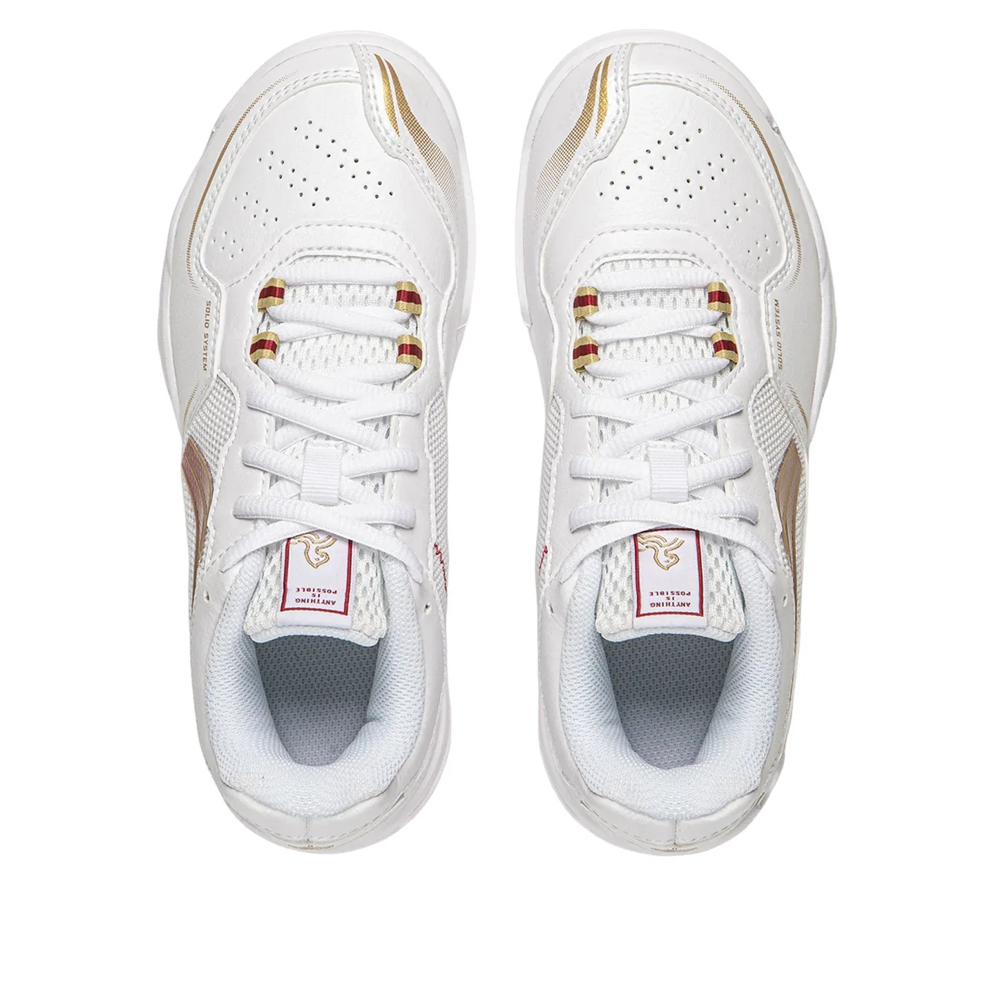 Детские кроссовки с сетчатым верхом Saga III Jr 'White' Li-Ning, белый — фото 4