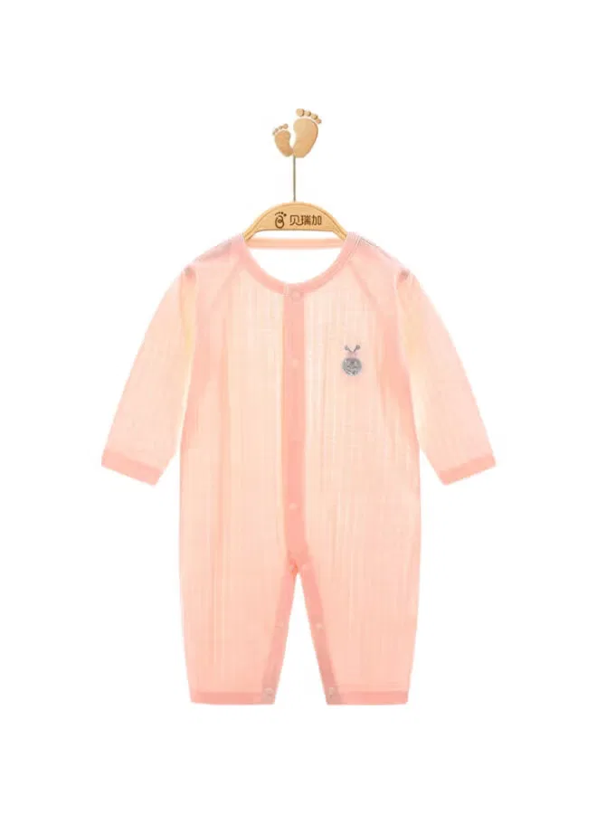 Боди-комбинезон с длинным рукавом Babyprints, розовый — фото 3