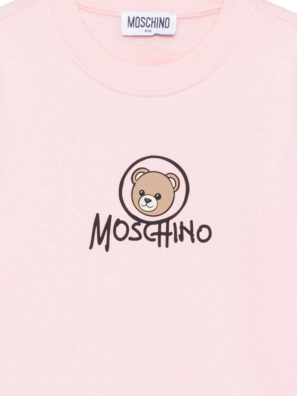 Moschino Свитшот Teddy Bear розовый — фото 2