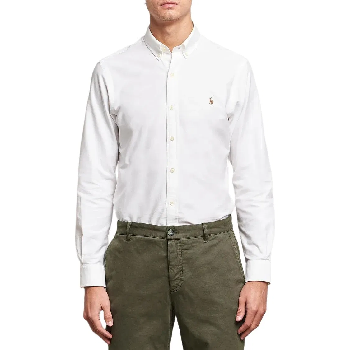 Мужская рубашка с длинным рукавом Polo Ralph Lauren, Regular Sleeve Length 45 — фото 3