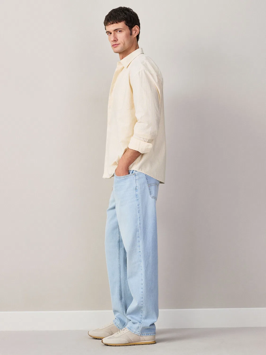 Джинсы Regular Fit Bleach Denim Next, Bleach Denim — фото 4