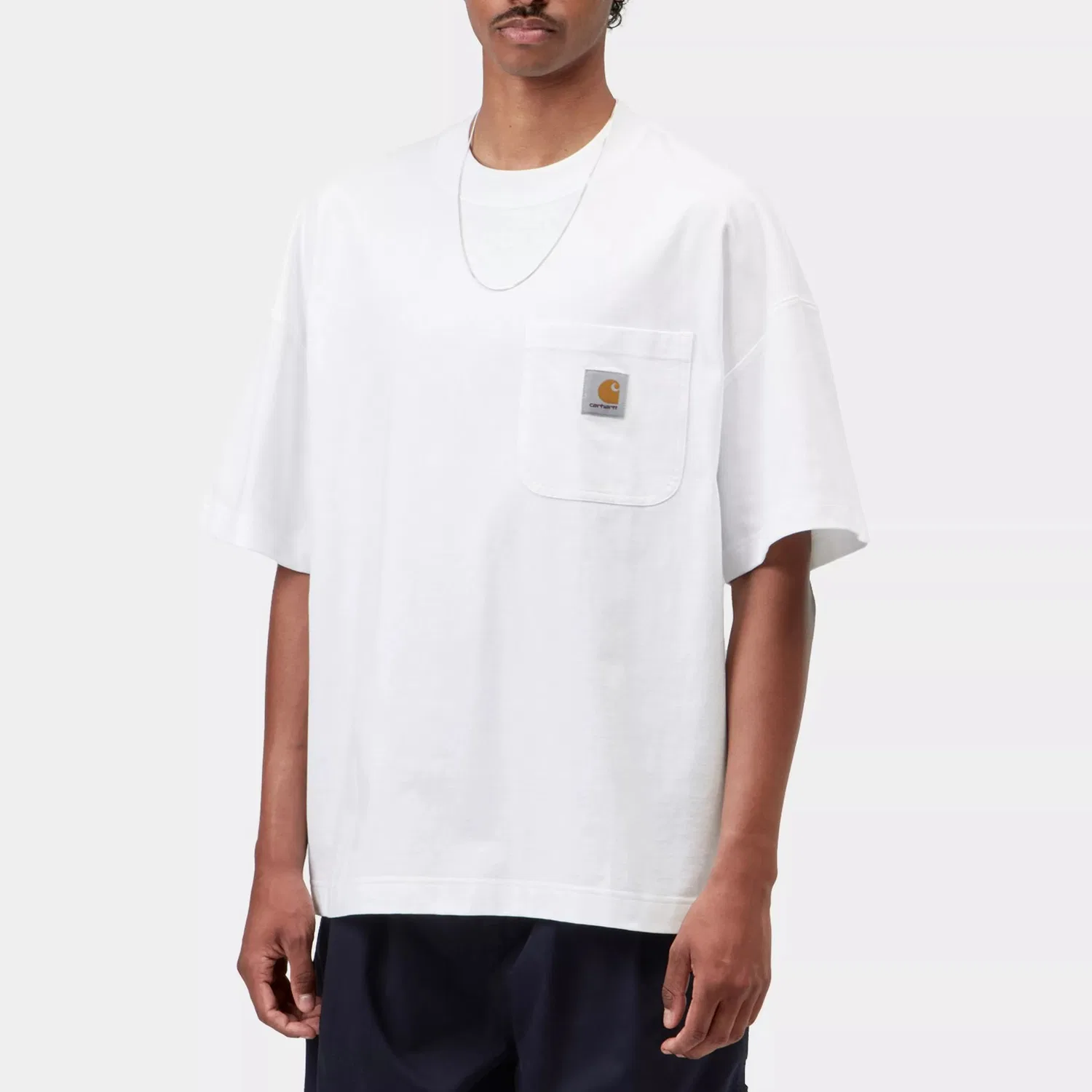 Детская футболка с круглым вырезом Carhartt WIP, White — фото 4