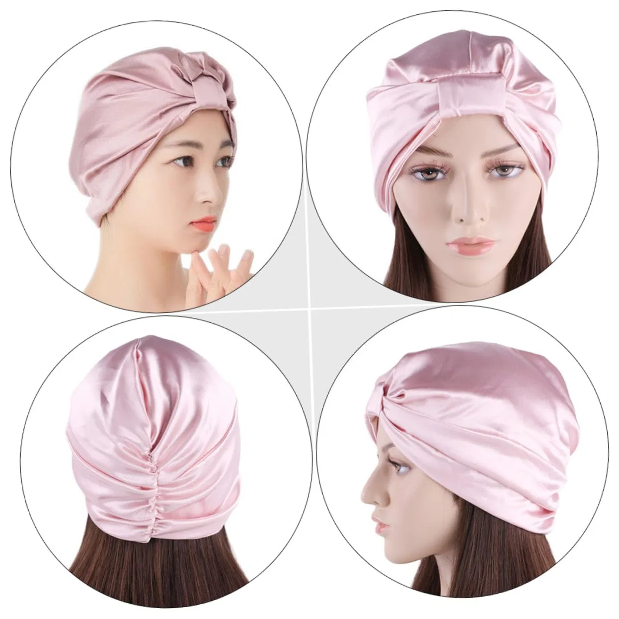 Шапочка для душа Satin, Healeved, 2 шт, случайный цвет — фото 2