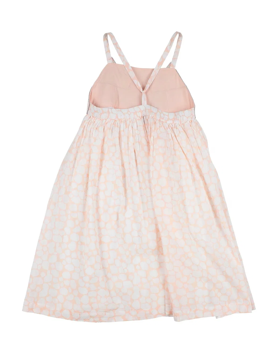 Детское платье для девочек с принтом Stella Mccartney Kids, розовый — фото 2