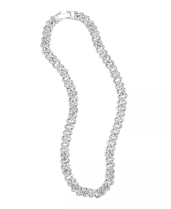 

Серебряный браслет на ногу с цепочкой панцирного плетения длиной 10 дюймов и 8 мм с кристаллами Adornia, gold