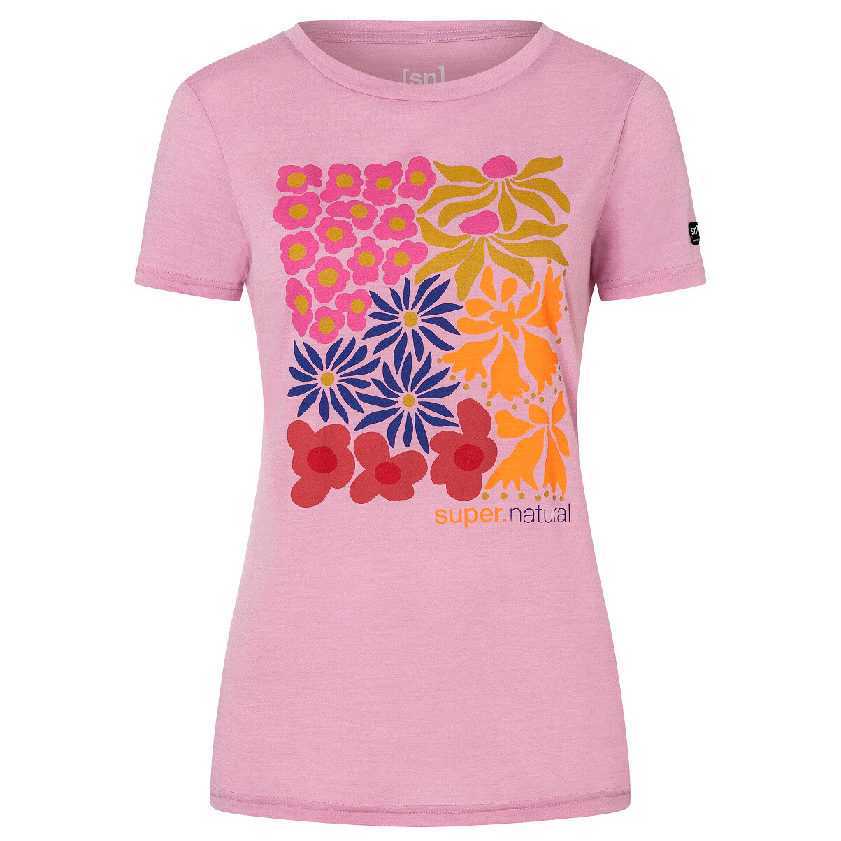 

Рубашка из мериноса Super Natural Women's Mat Is Tee, цвет Mauve Mist/Various