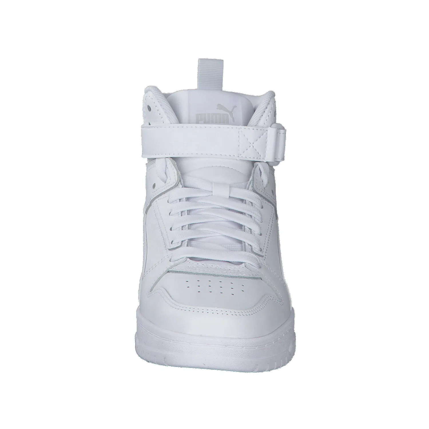 Детские кожаные кроссовки RBD Game Jr Puma, Weiss Gold — фото 3