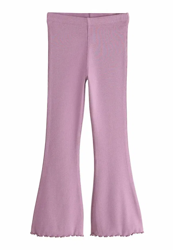Комплект брюк из 2 штук, хлопок с эластаном, Leggings Next and Purple, черный/фиолетовый — фото 2
