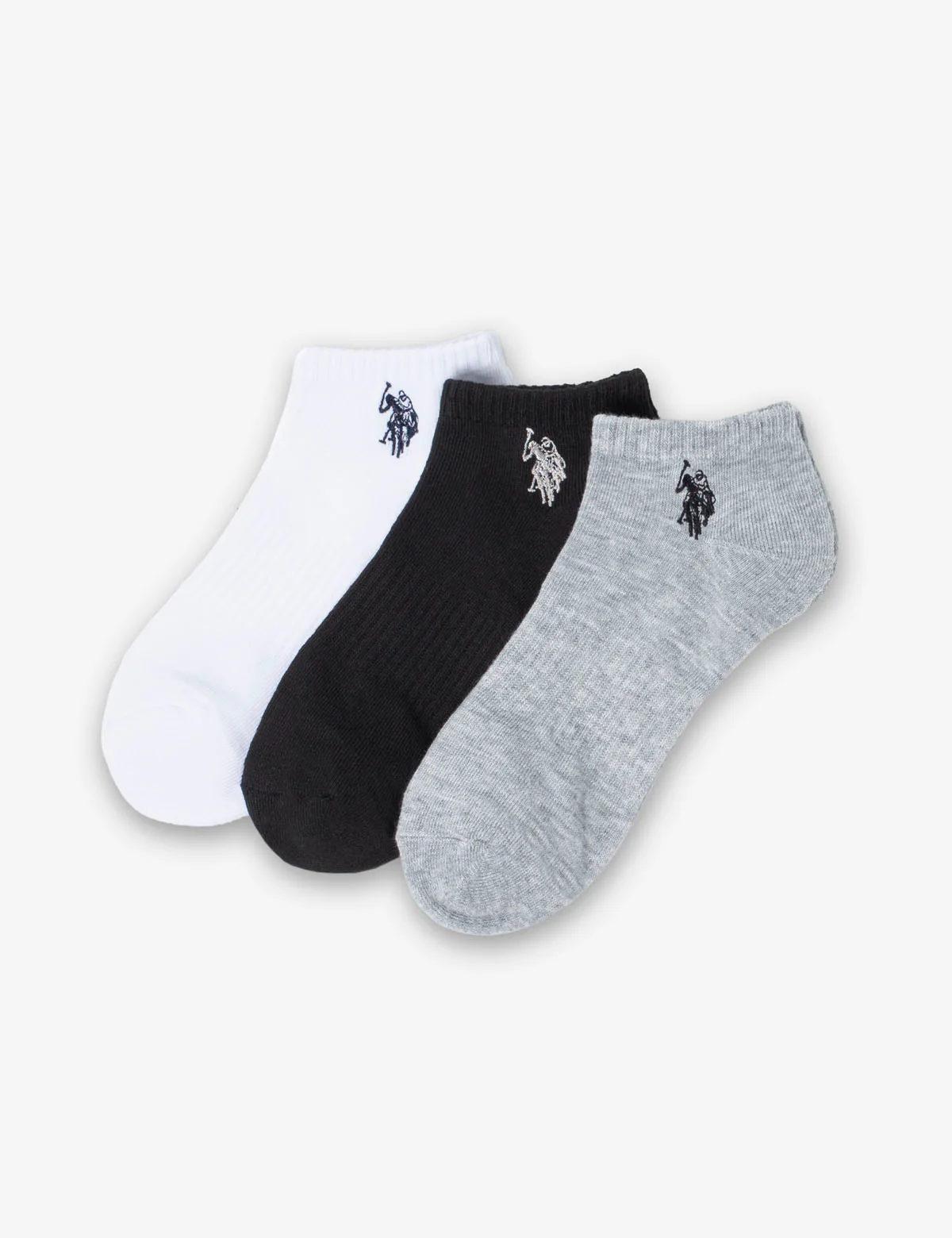 

Комплект носков U.S. Polo Assn Mens Core Assorted Ankle, 6 пар, черный/белый/серый