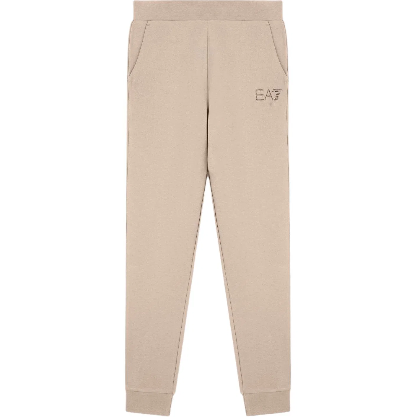 Женские трикотажные спортивные штаны EMPORIO ARMANI, Light Brown