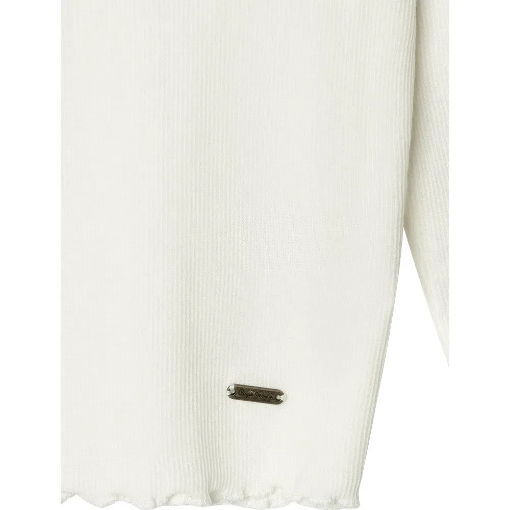 Детская футболка с длинным рукавом Pepe jeans, White — фото 4
