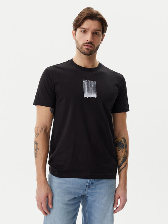

Футболка обычного кроя Brush Stroke J30J327522 Calvin Klein Jeans, черный